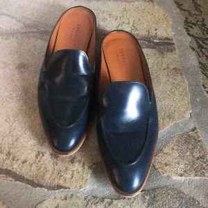 Everlane modern Loafer mule. Navy